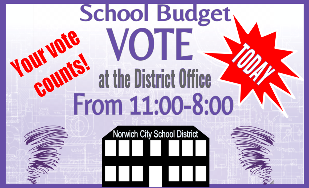 School Budget Vote Today