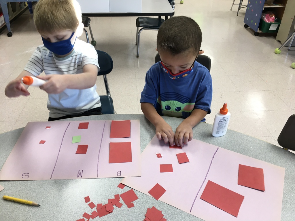 Pre-K Sorting by Color, Shape, and Size!
