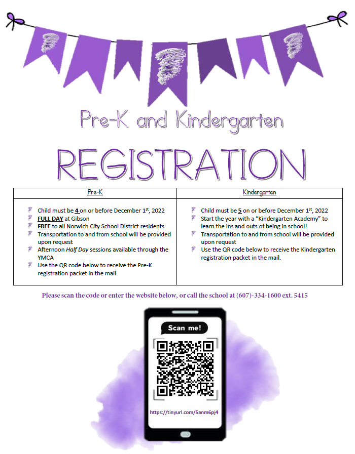 Prek & K Registration
