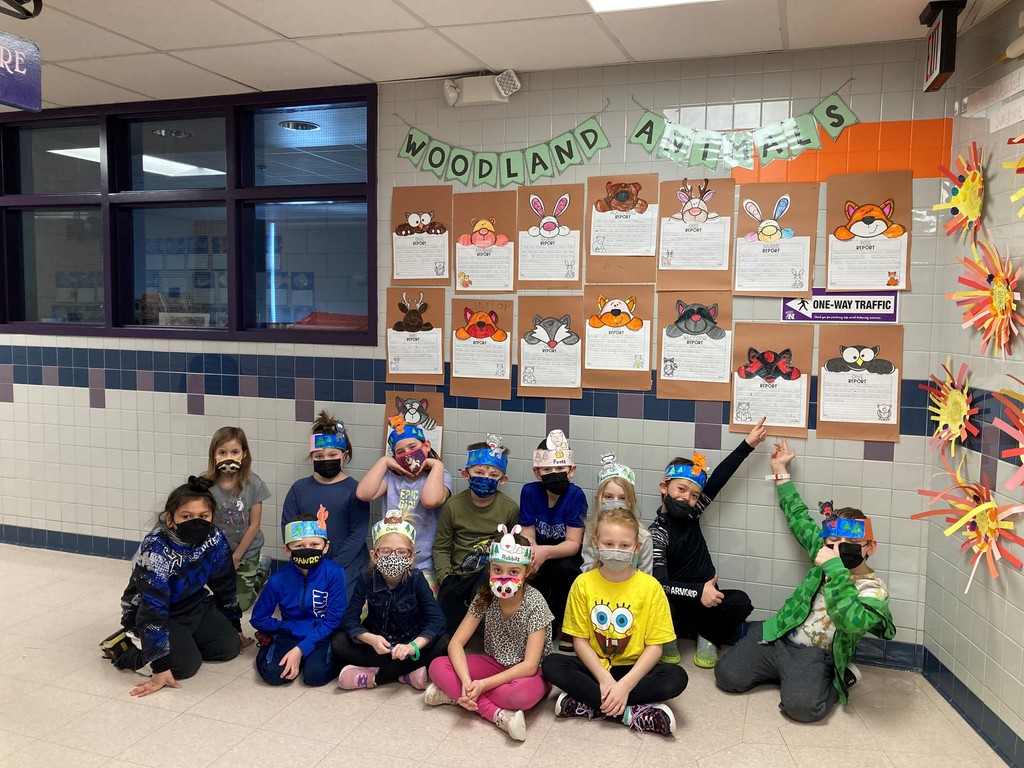 Students in Miss Wynn's Class recently finished writing woodland animal reports! 