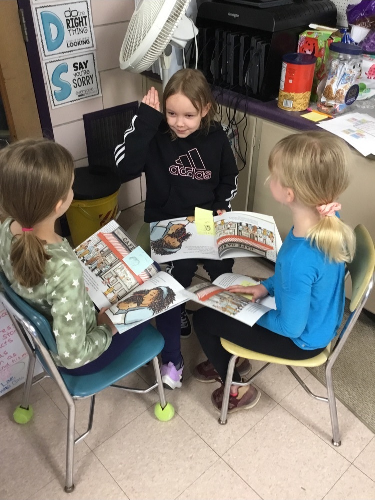 helping each other practice self-selected reading goals